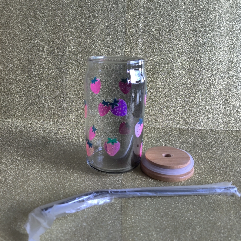 Personalized drinking glass cup